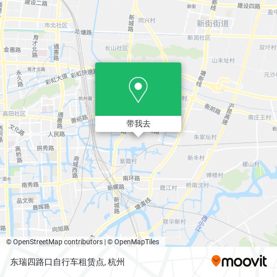 东瑞四路口自行车租赁点地图