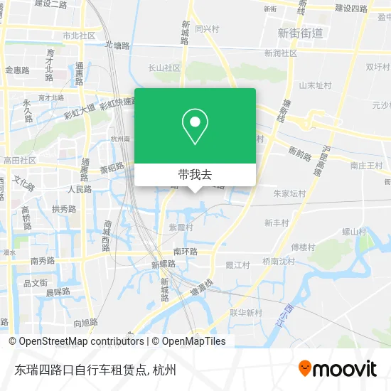 东瑞四路口自行车租赁点地图