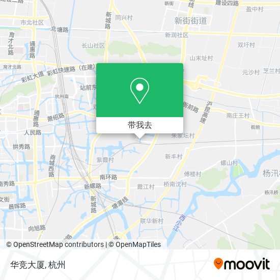 华竞大厦地图
