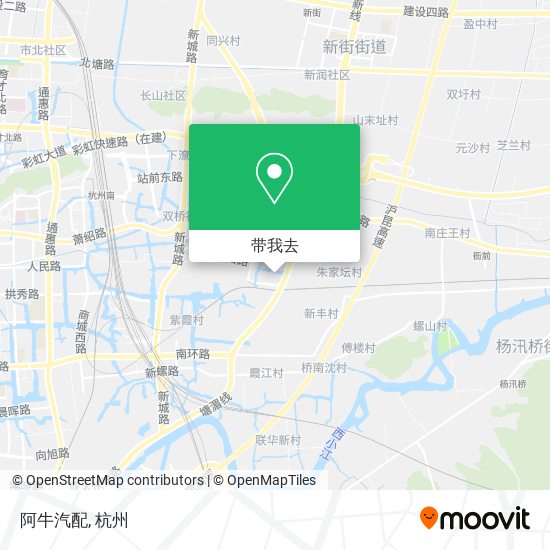 阿牛汽配地图