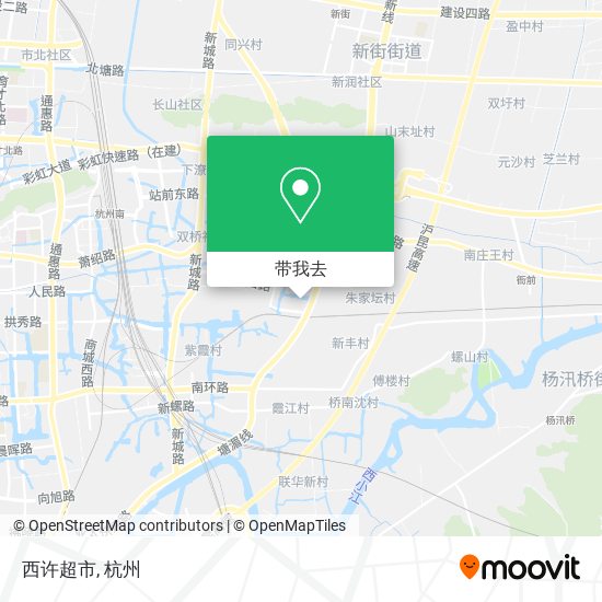 西许超市地图