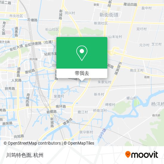 川筠特色面地图