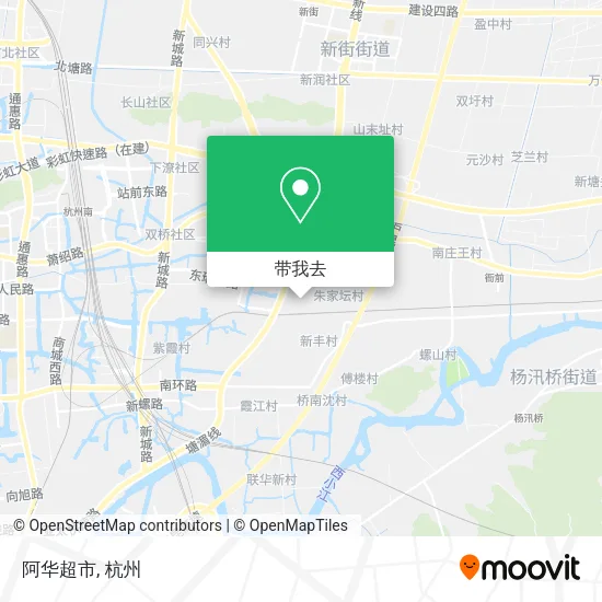 阿华超市地图