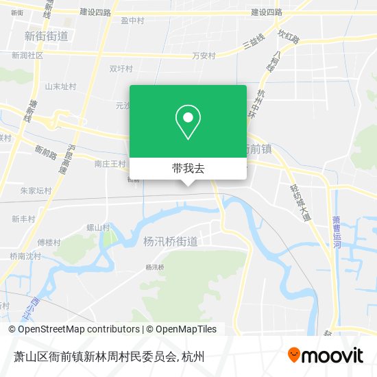 萧山区衙前镇新林周村民委员会地图