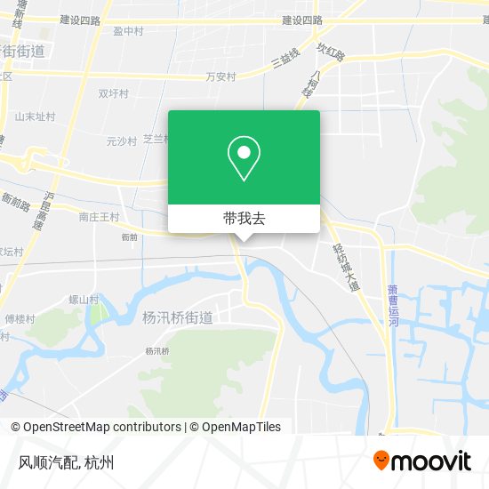 风顺汽配地图