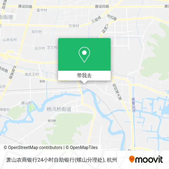 萧山农商银行24小时自助银行(螺山分理处)地图