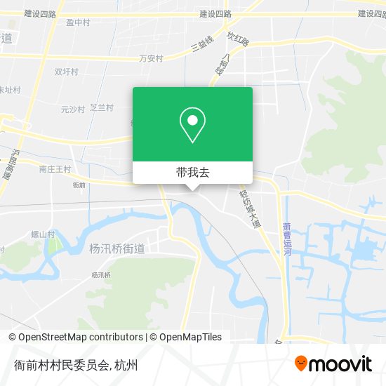 衙前村村民委员会地图