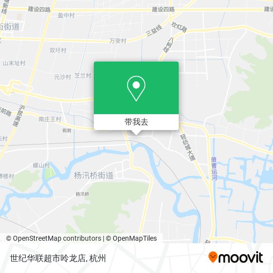 世纪华联超市呤龙店地图