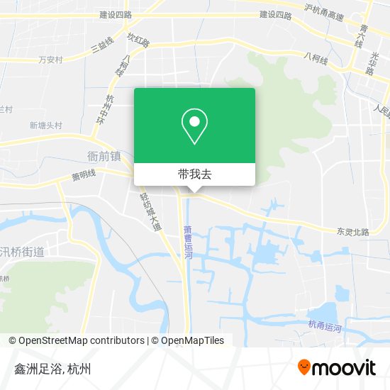 鑫洲足浴地图