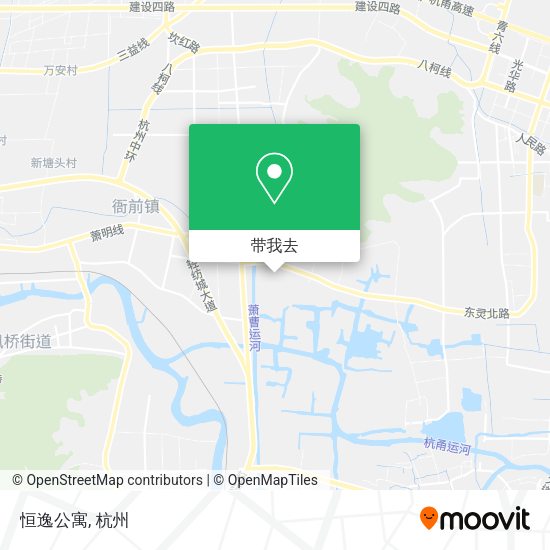 恒逸公寓地图