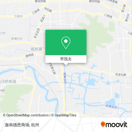 迦南德恩商场地图