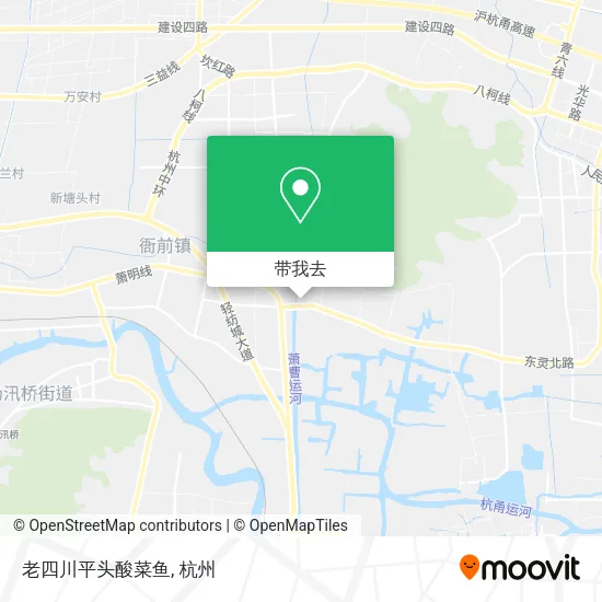 老四川平头酸菜鱼地图