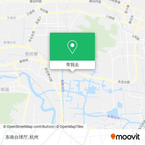 东南台球厅地图