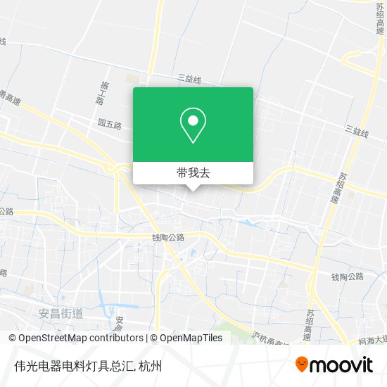 伟光电器电料灯具总汇地图