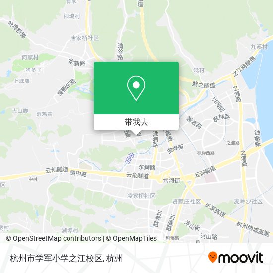 杭州市学军小学之江校区地图