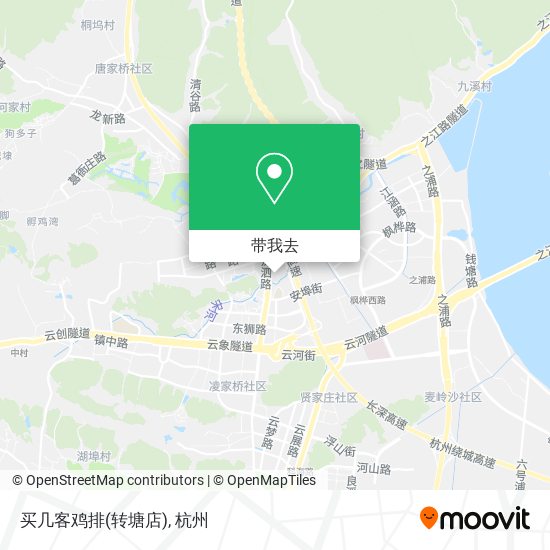 买几客鸡排(转塘店)地图
