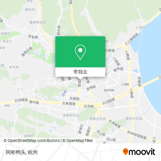 阿柜鸭头地图