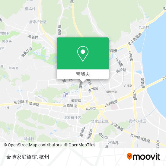 金博家庭旅馆地图