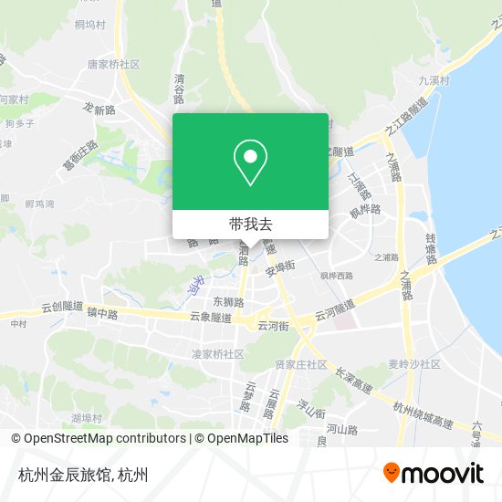 杭州金辰旅馆地图