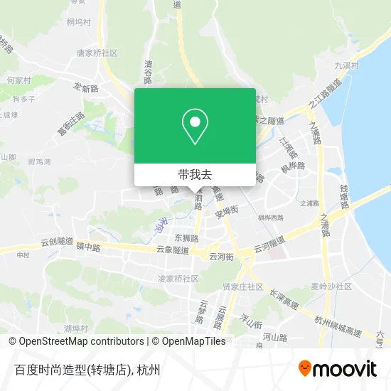 百度时尚造型(转塘店)地图