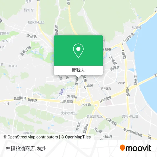 林福粮油商店地图