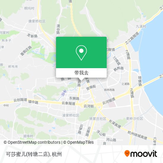 可莎蜜儿(转塘二店)地图