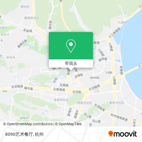 8090艺术餐厅地图