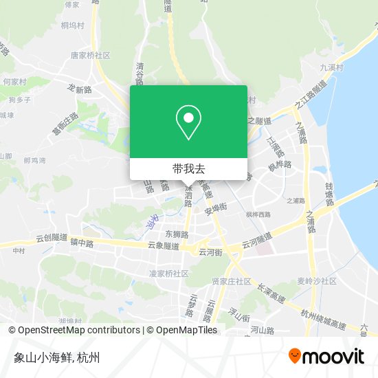 象山小海鲜地图