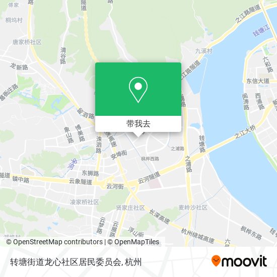 转塘街道龙心社区居民委员会地图