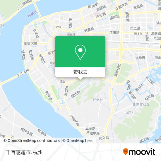 千百惠超市地图