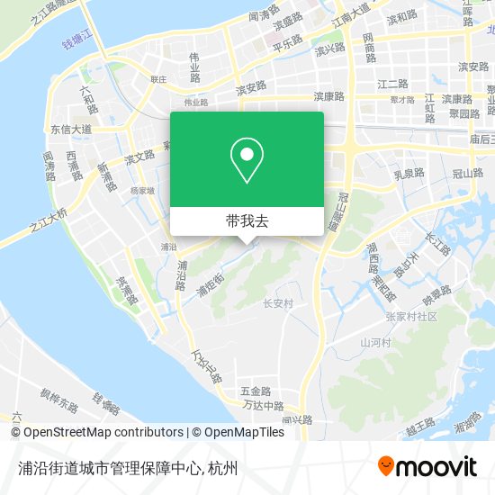 浦沿街道城市管理保障中心地图