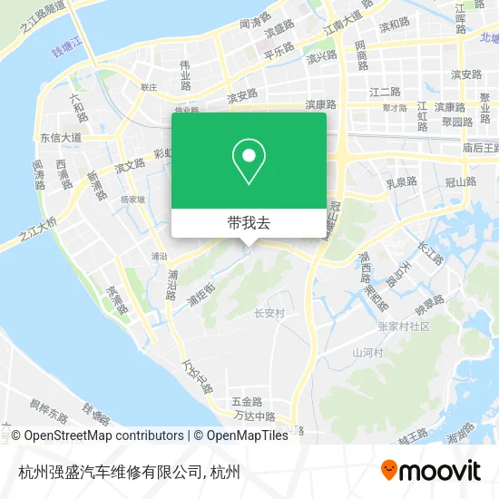 杭州强盛汽车维修有限公司地图