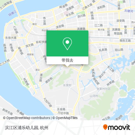 滨江区浦乐幼儿园地图