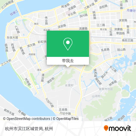 杭州市滨江区城管局地图