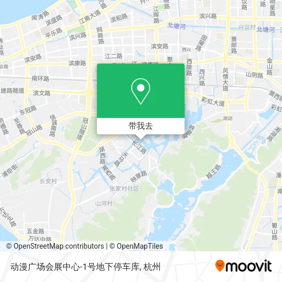 动漫广场会展中心-1号地下停车库地图