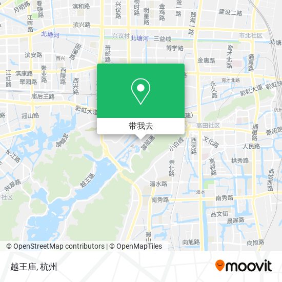 越王庙地图