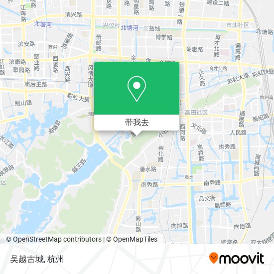 吴越古城地图