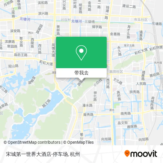 宋城第一世界大酒店-停车场地图