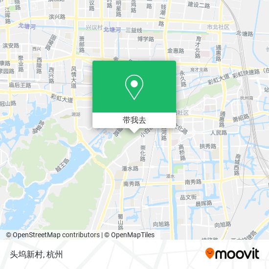头坞新村地图