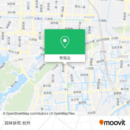 园林旅馆地图