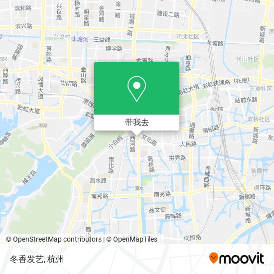 冬香发艺地图