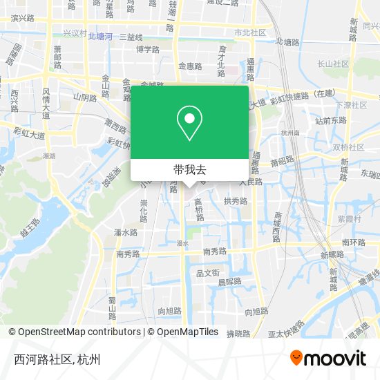 西河路社区地图