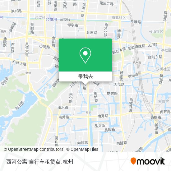 西河公寓-自行车租赁点地图