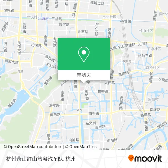 杭州萧山红山旅游汽车队地图