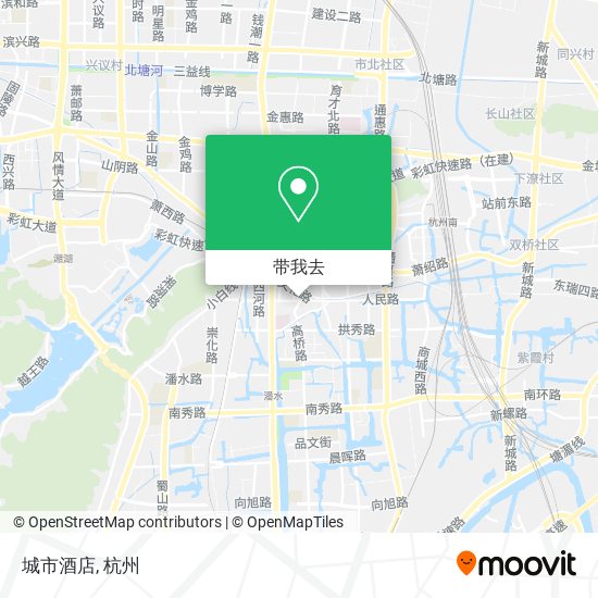 城市酒店地图