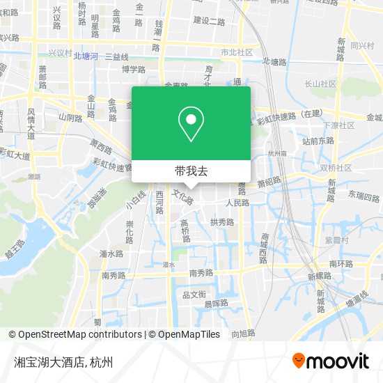 湘宝湖大酒店地图