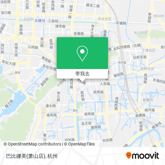 巴比娜美(萧山店)地图