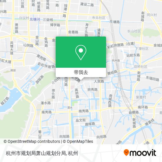 杭州市规划局萧山规划分局地图