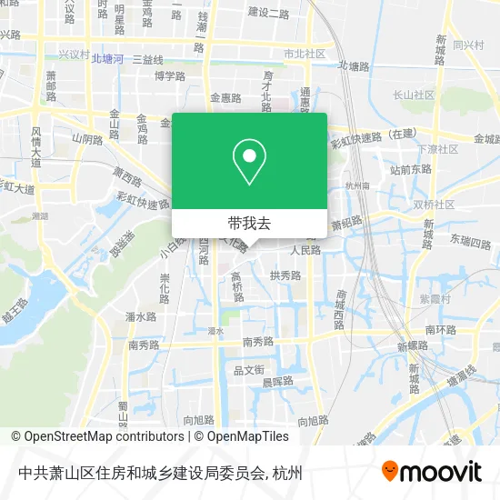 中共萧山区住房和城乡建设局委员会地图
