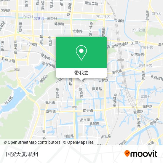 国贸大厦地图